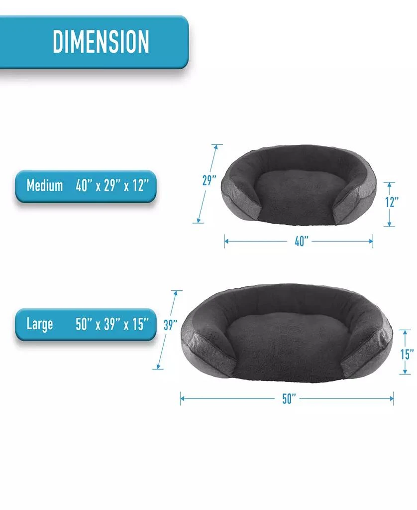 Step In Memory Foam Pet Bed 商品