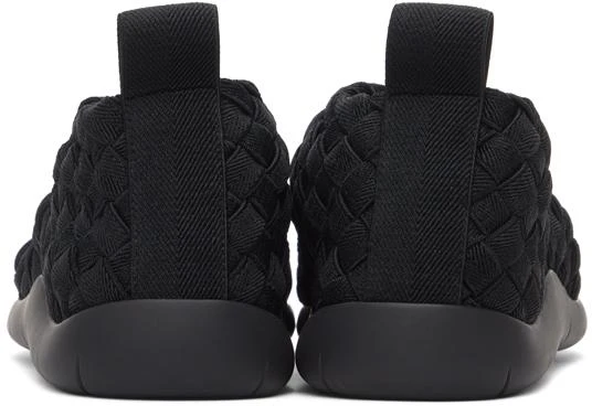 商品Bottega Veneta|Black Intrecciato Sneakers,价格¥9757,第4张图片详细描述