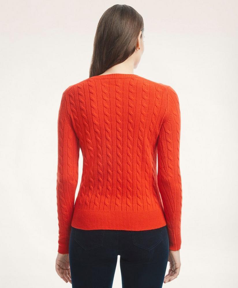 商品Brooks Brothers|Cashmere Cable Crewneck Sweater,价格¥1112,第4张图片详细描述
