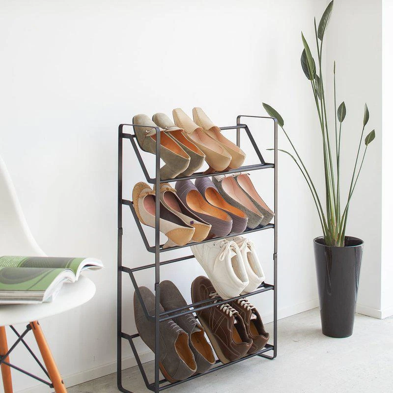 商品Yamazaki Home|Slim Shoe Rack (31" H) Steel,价格¥614,第2张图片详细描述
