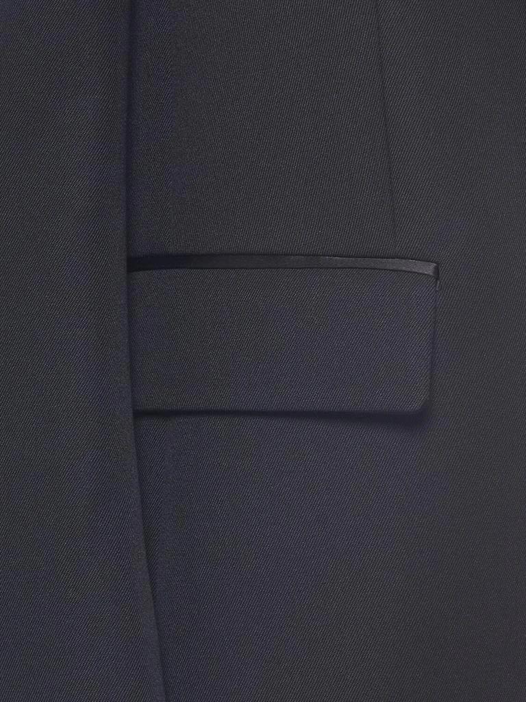 商品DSQUARED2|水晶流苏羊毛混纺斜纹夹克,价格¥11520,第4张图片详细描述