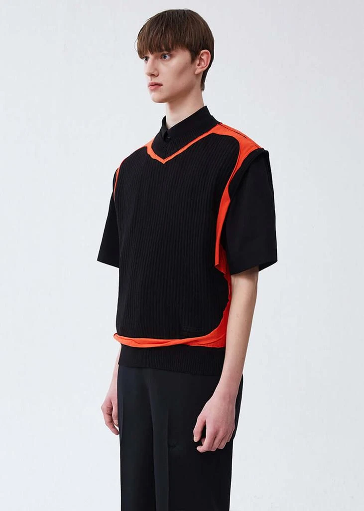 商品ADER error|ADER error Black Conrad Knit Vest,价格¥1443,第4张图片详细描述