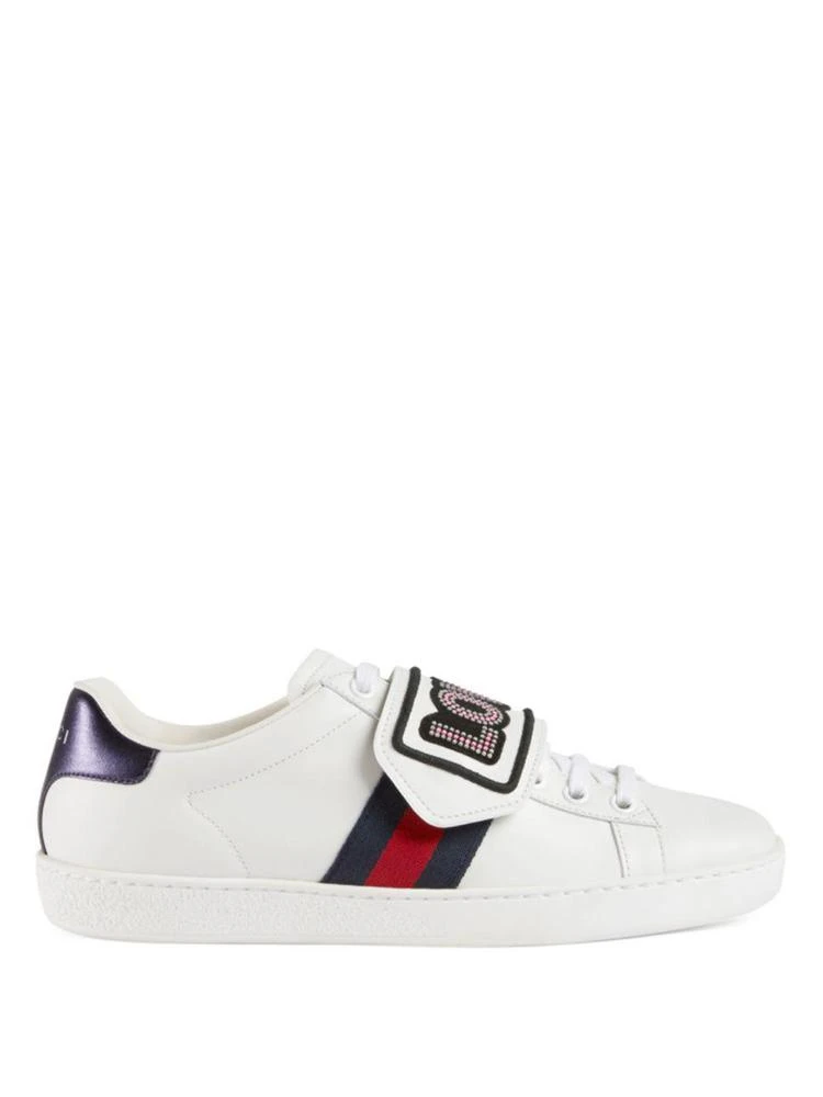 商品Gucci|Gucci - New Ace Sneakers With Removable Patches,价格¥7346,第5张图片详细描述