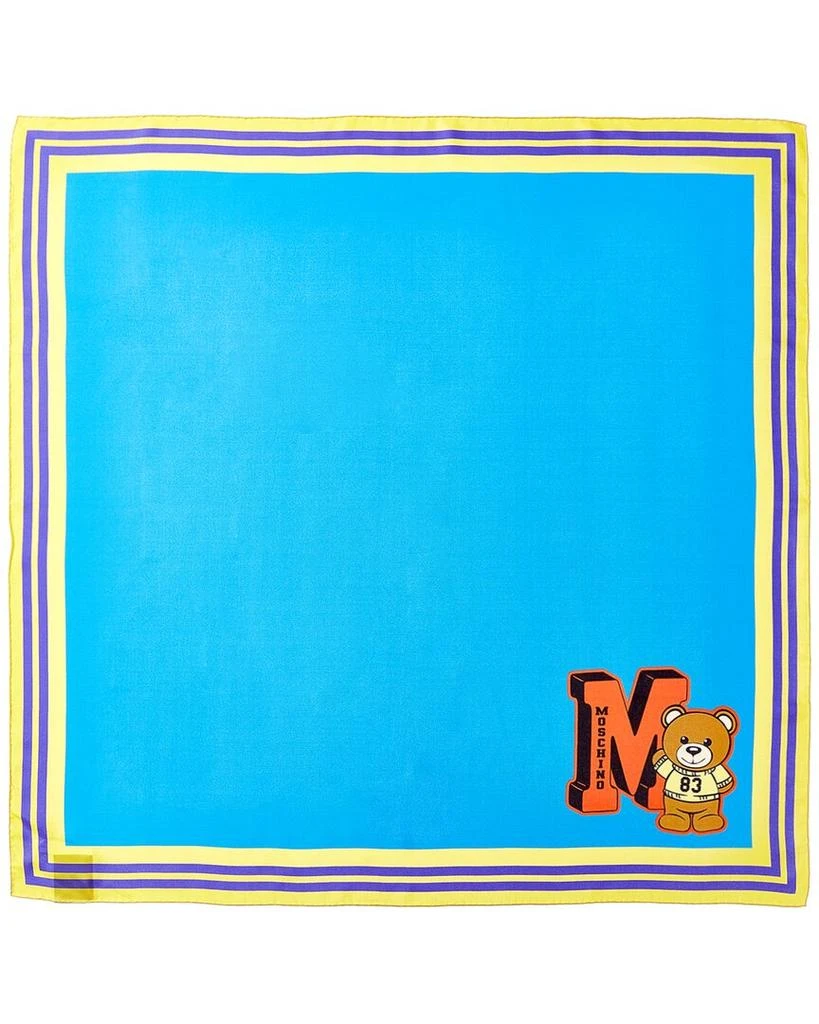 商品Moschino|Moschino Logo Print Silk Scarf,价格¥381,第1张图片