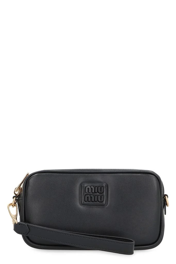 商品Miu Miu|Leather Clutch,价格¥4966,第1张图片