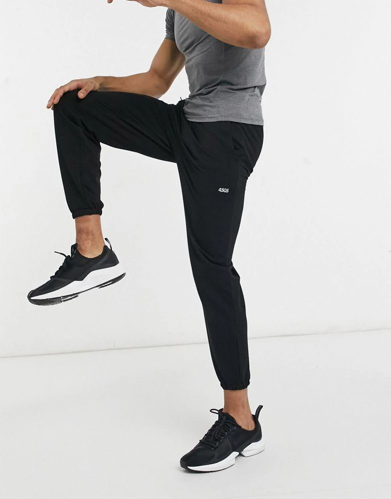 商品ASOS|ASOS 4505 Icon training joggers with tapered fit in black,价格¥143,第4张图片详细描述