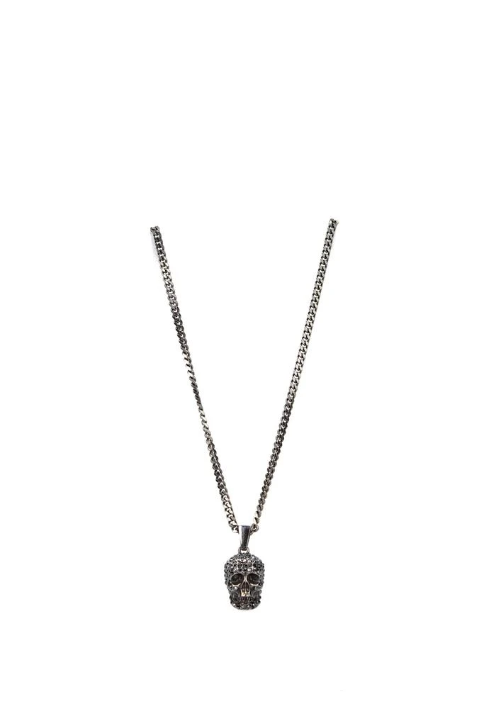 商品Alexander McQueen|Necklaces Brass Silver,价格¥2541,第1张图片