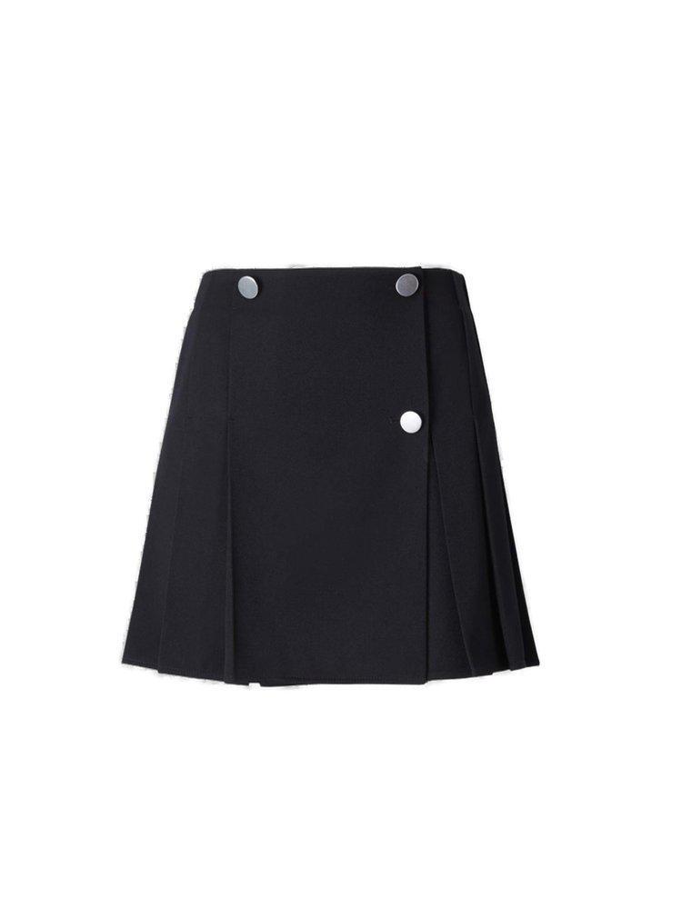 商品Bottega Veneta|Bottega Veneta High Waist Pleated Mini Skirt,价格¥4541,第1张图片