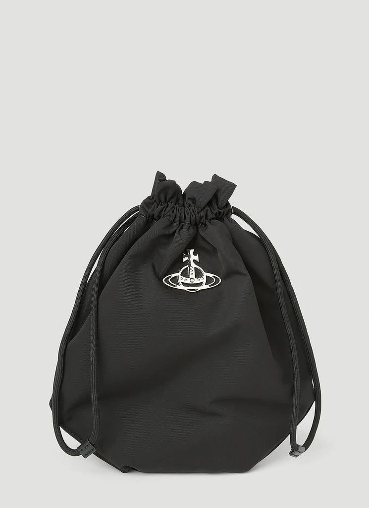 商品Vivienne Westwood|Re Nylon Drawstring Pouch Bag,价格¥2745,第1张图片