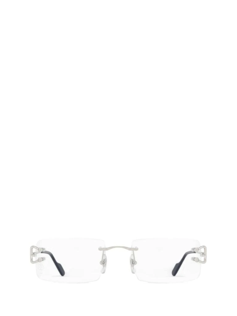 商品Cartier|Cartier Rectangle Frame Glasses,价格¥5802,第1张图片