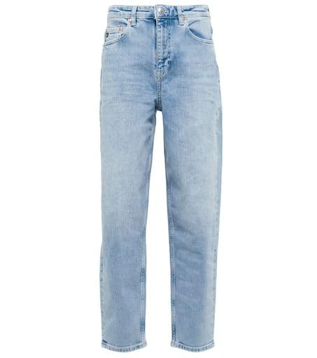 商品AG Jeans|Balloon高腰直筒牛仔裤,价格¥1283,第1张图片