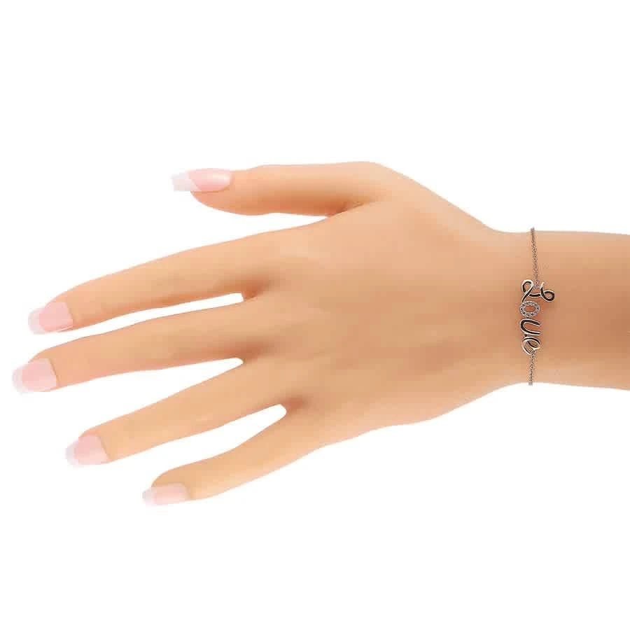 商品LB Exclusive|14K Rose Gold 0.10 ct Diamond Love Bracelet,价格¥2380,第2张图片详细描述