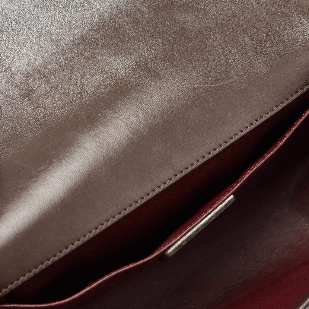 Chanel Brown Leather and Calfhair Medium Boy Flap Bag商品第8张图片规格展示