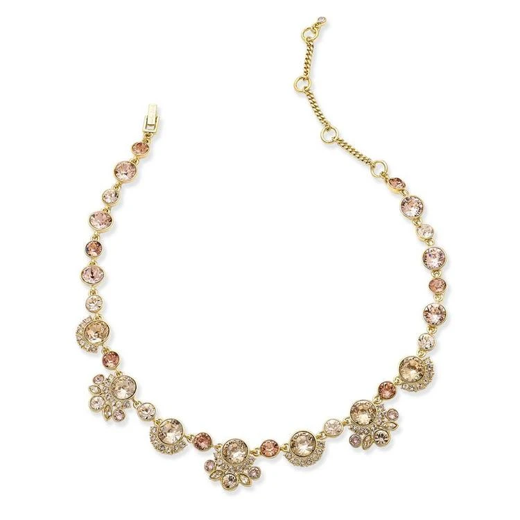 商品Givenchy|Gold-Tone Pink and Clear Crystal Collar Necklace,价格¥389,第1张图片