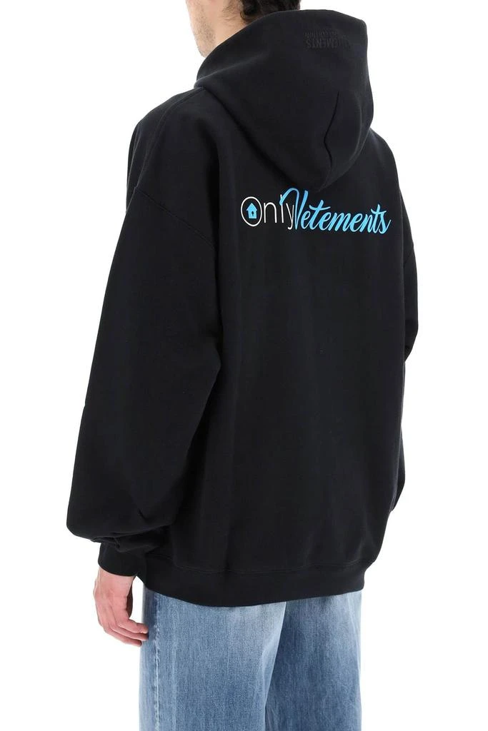 商品Vetements|'ONLY VETEMENTS' HOODIE,价格¥4278,第4张图片详细描述