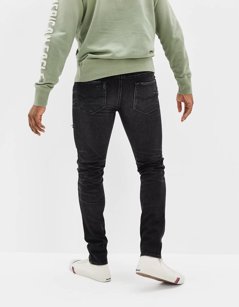 商品AE|AE AirFlex 360 Patched Slim Jean,价格¥213,第4张图片详细描述