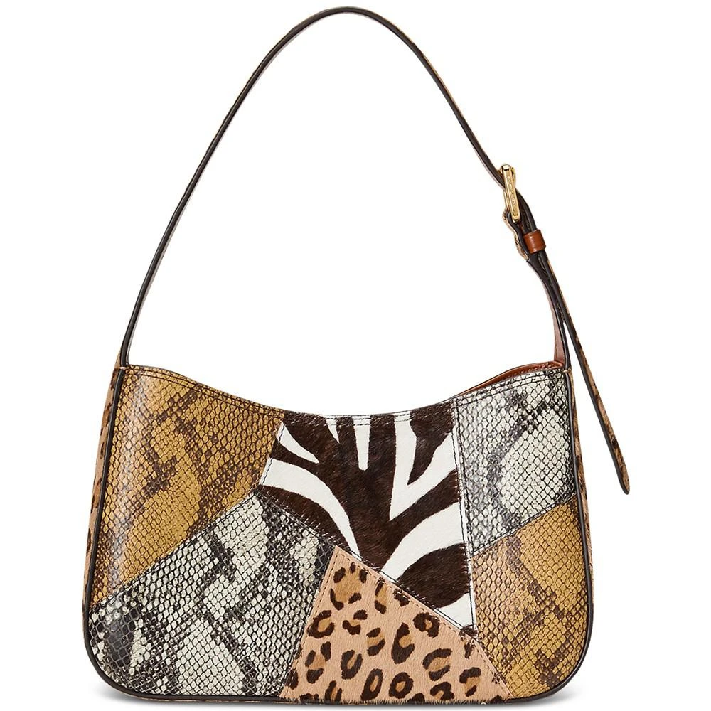 商品Ralph Lauren|Patchwork Medium Falynn Shoulder Bag,价格¥1014,第4张图片详细描述