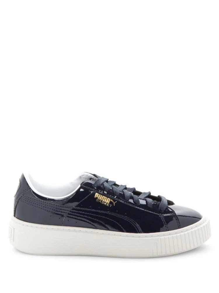 商品Puma|Leather Basket Platform Sneakers,价格¥151,第5张图片详细描述