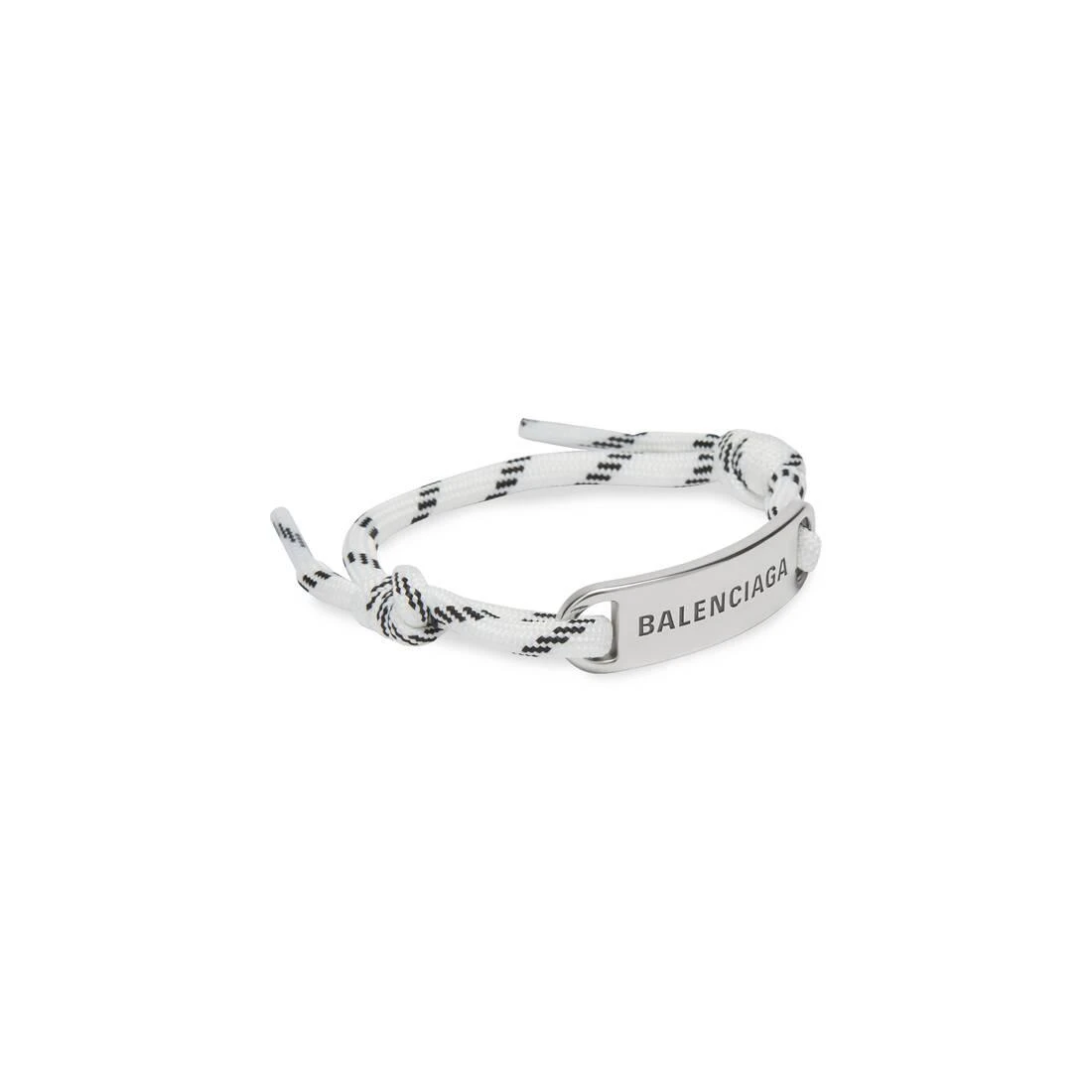 【预售】 巴黎世家 24秋冬 男士 手镯 Plate Bracelet in White 656418TVX4S5247 商品