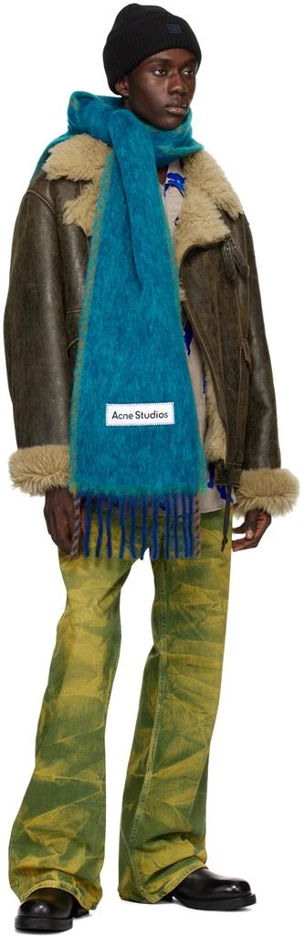 商品Acne Studios|Blue  Narrow Scarf,价格¥1205,第3张图片详细描述