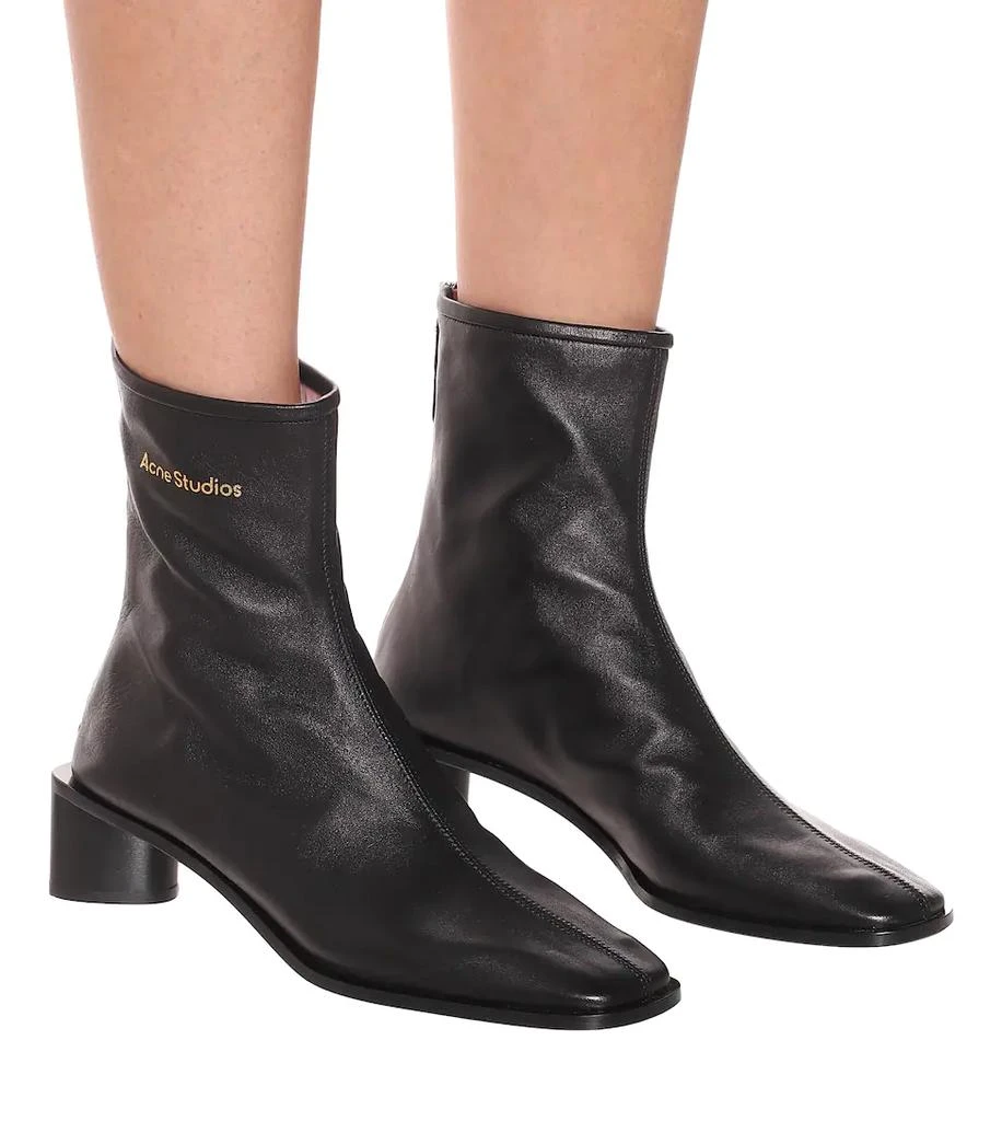 商品Acne Studios|Leather ankle boots,价格¥4297,第5张图片详细描述