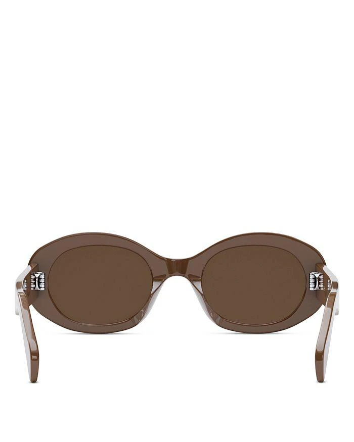 商品Celine|Triomphe Oval Sunglasses, 52mm,价格¥3821,第5张图片详细描述