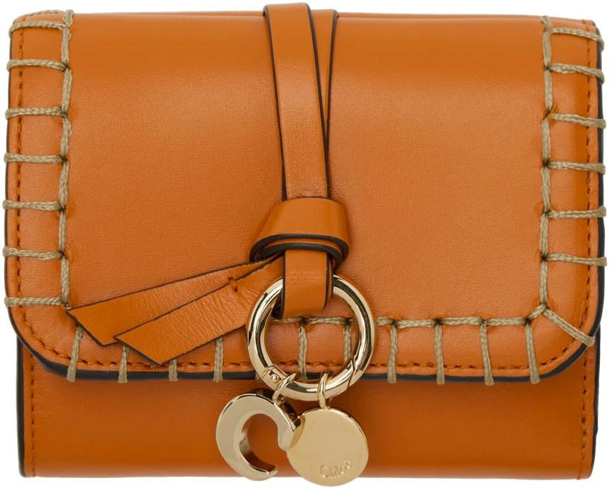 商品Chloé|橙色 Alphabet 钱包,价格¥2758,第1张图片