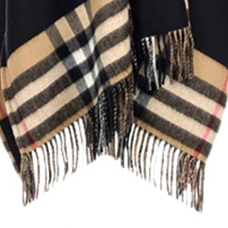 BURBERRY 黑色男士围巾 8037423 商品