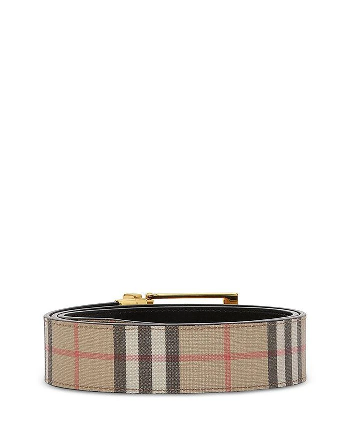 商品Burberry|Men's Vintage Check & Leather Reversible Belt  ,价格¥3816,第3张图片详细描述