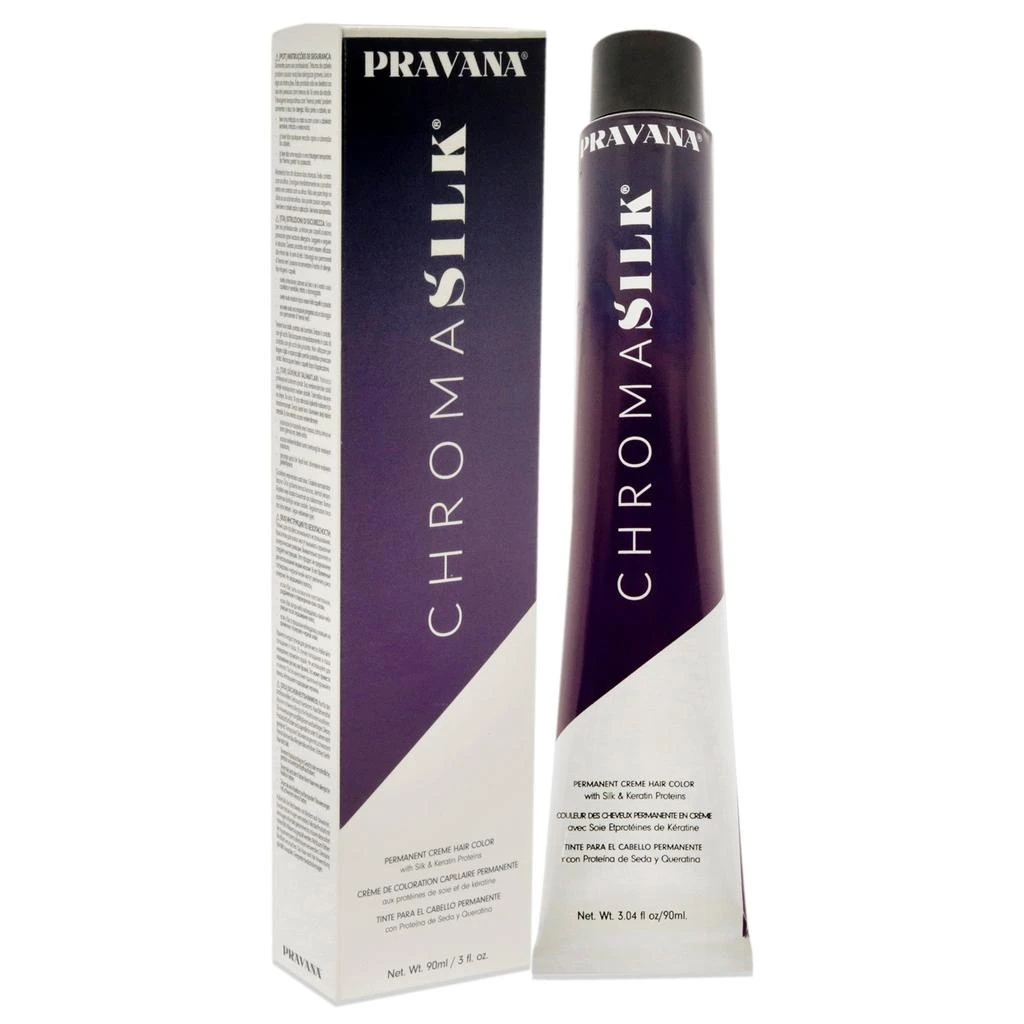 商品Pravana|ChromaSilk Creme Hair Color - 7.66 Intense Red Blonde For Unisex 3 oz Hair Color,价格¥129,第3张图片详细描述