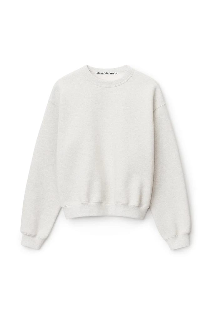 商品Alexander Wang|CREWNECK PULLOVER IN DENSE FLEECE,价格¥2254,第1张图片