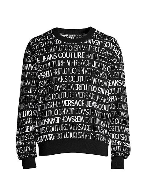商品Versace|Logo Knit Crewneck Sweatshirt,价格¥2340,第1张图片