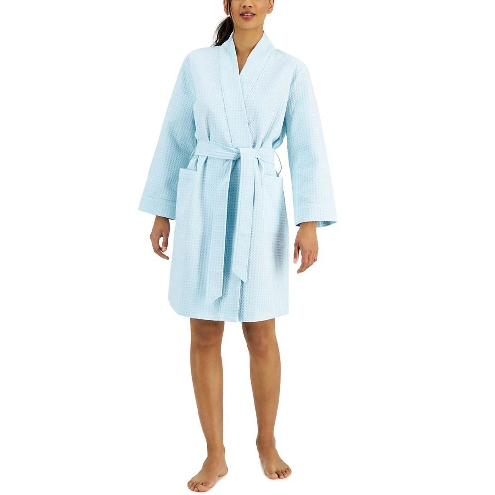 商品Charter Club|Solid Waffle Wrap Robe, Created for Macy's,价格¥207,第1张图片
