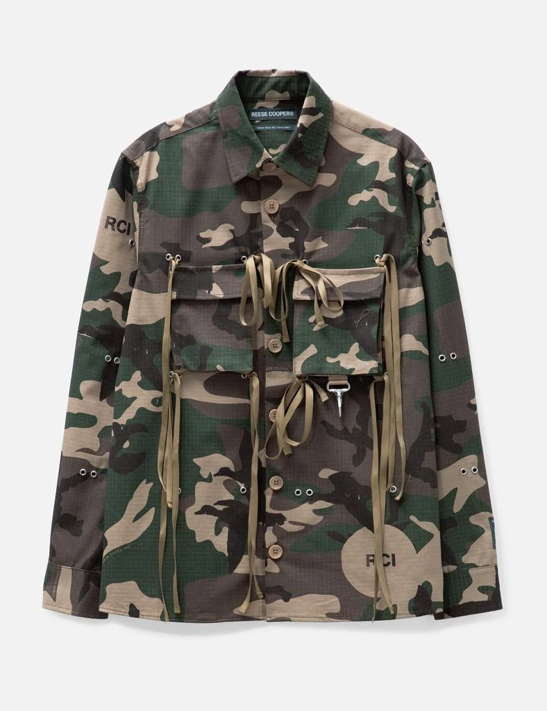 商品Reese Cooper|Modular Pocket Button Down Shirt,价格¥1525,第1张图片