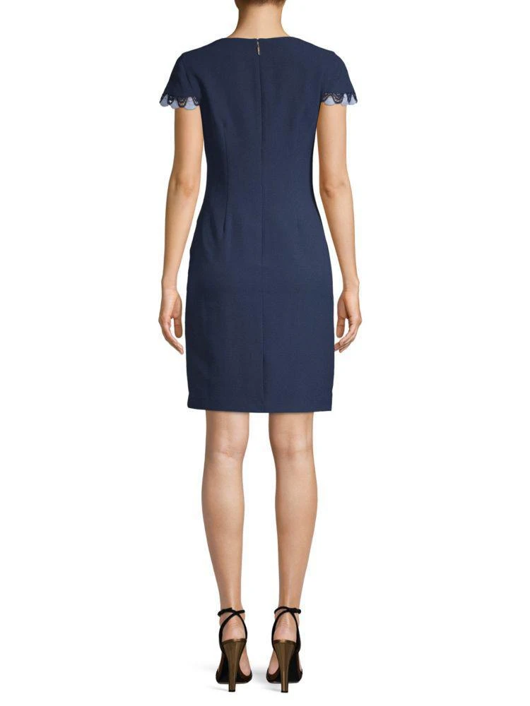 商品Karl Lagerfeld Paris|Embroidered Sheath Dress,价格¥563,第2张图片详细描述