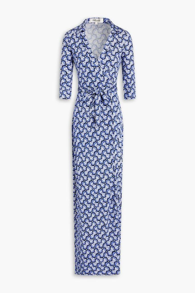 商品Diane von Furstenberg|Abigail printed silk-jersey maxi wrap dress,价格¥3101,第1张图片