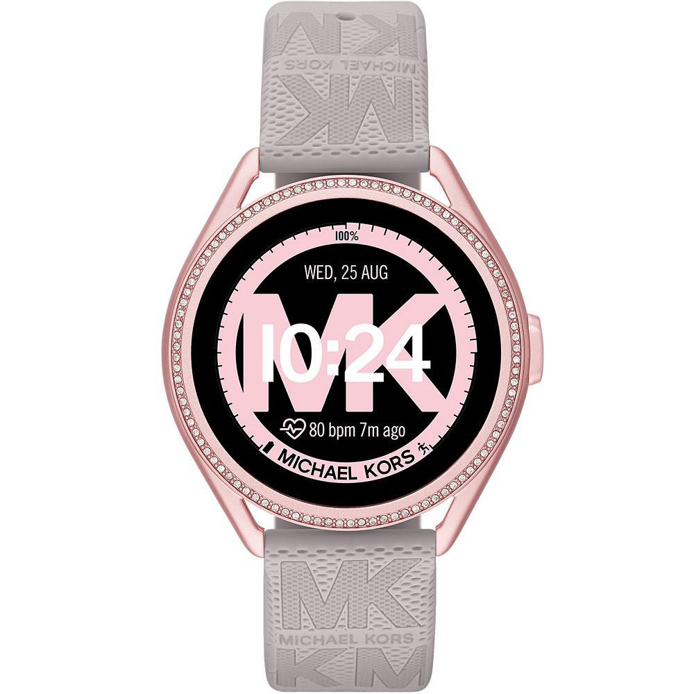 商品Michael Kors|Access Gen 5e MKGO Gray Rubber Smartwatch 43mm,价格¥1862,第7张图片详细描述