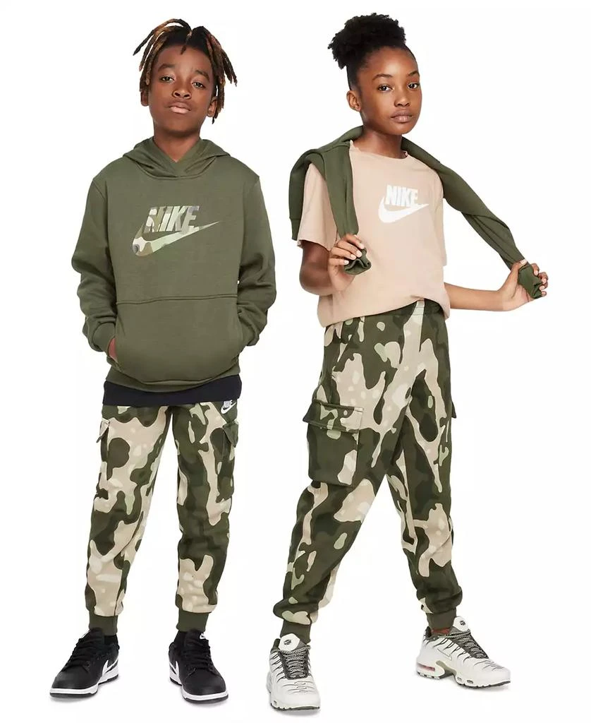 商品NIKE|Big Kids Club Fleece Cargo Pants,价格¥356,第2张图片详细描述