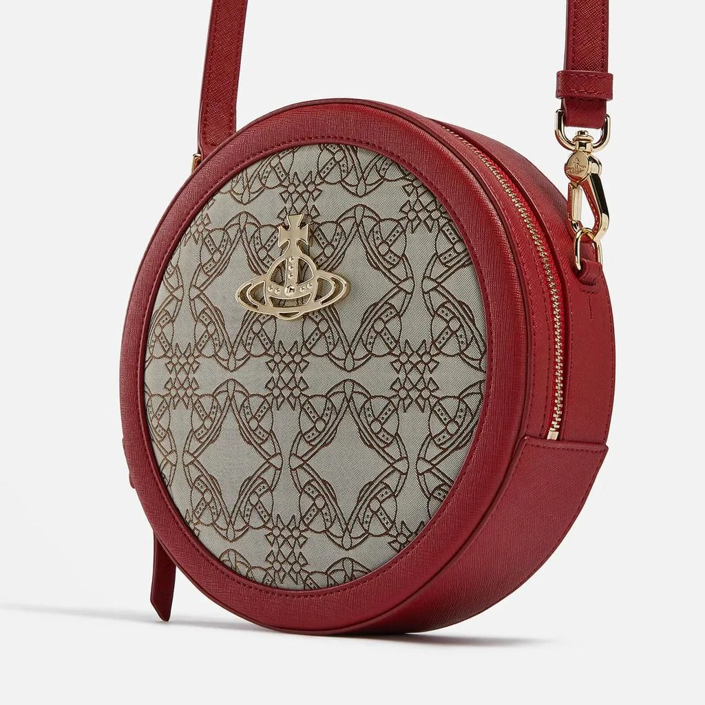 商品Vivienne Westwood|Vivienne Westwood Ruby Vegan Leather and Logo-Jacquard Bag,价格¥1801,第5张图片详细描述