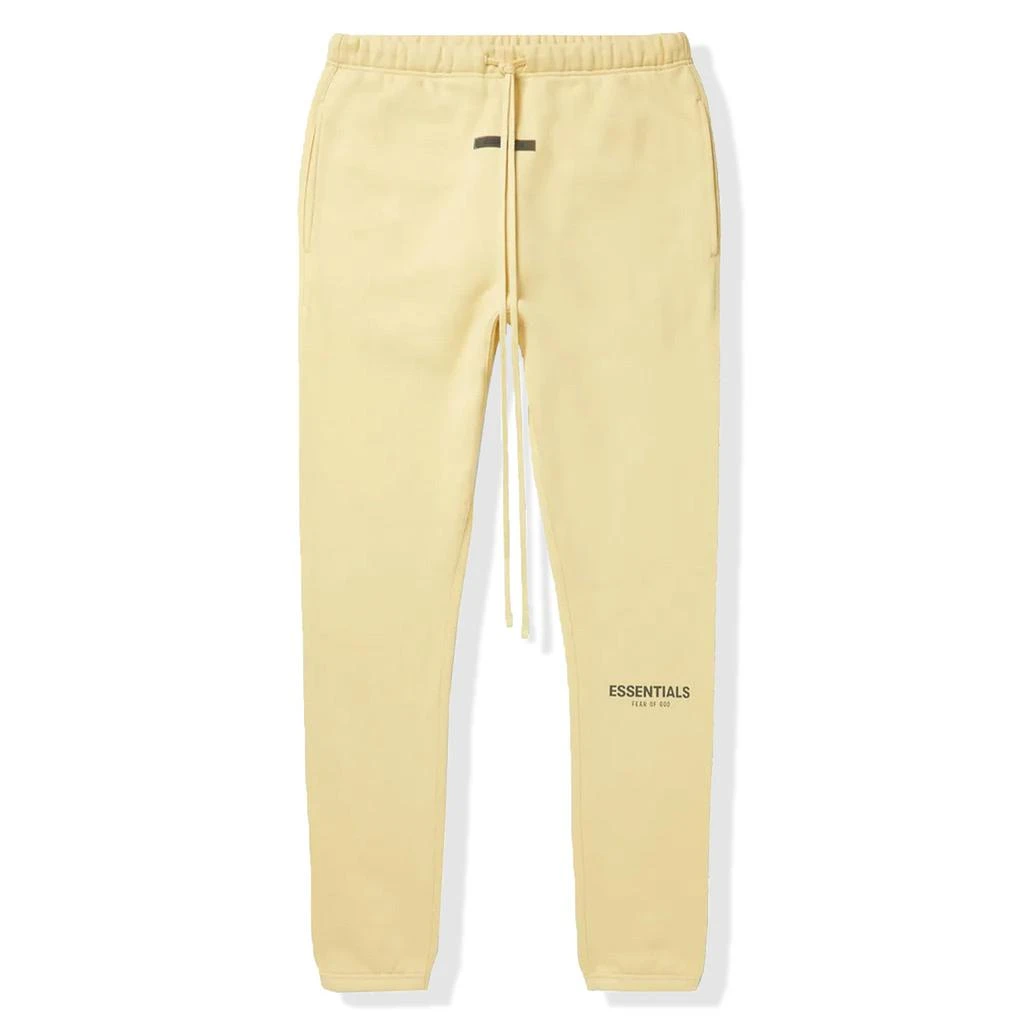 商品Essentials|Fear Of God Essentials x Mr. Porter Cream Sweatpants (Fall '21),价格¥1471,第1张图片