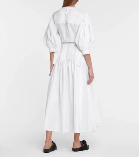 商品Jil Sander|泡泡袖中��长连衣裙,价格¥13409,第3张图片详细描述