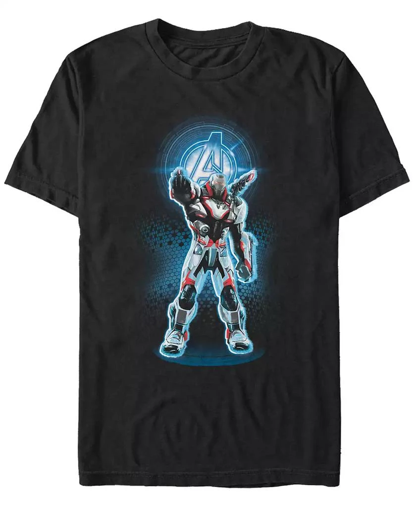 商品Marvel|Marvel Men's Avengers Endgame War Machine Armor Suit, Short Sleeve T-shirt,价格¥131,第1张图片