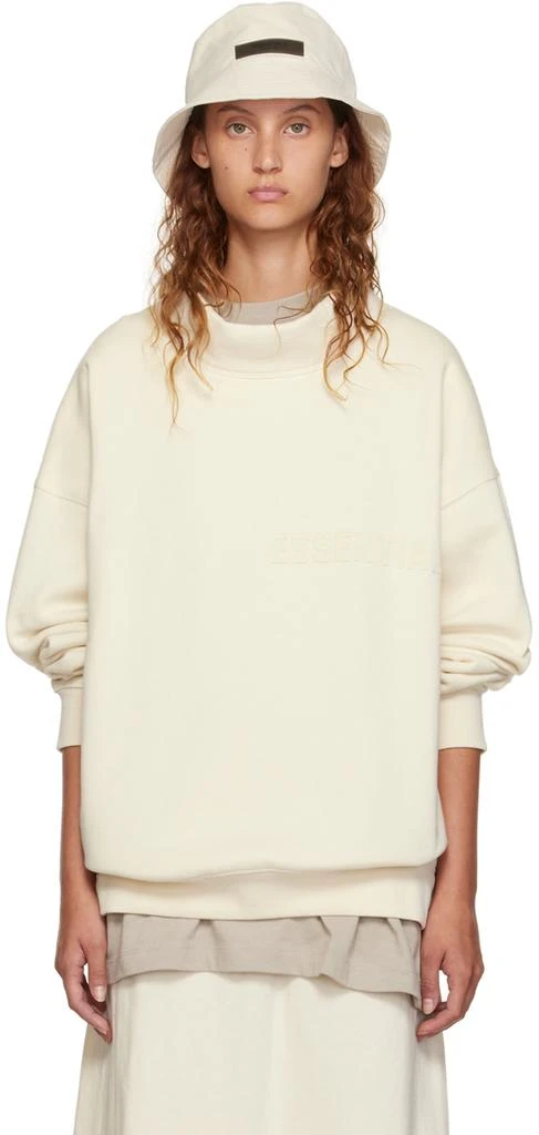 商品Essentials|Off-White Mock Neck Sweatshirt,价格¥279,第1张图片