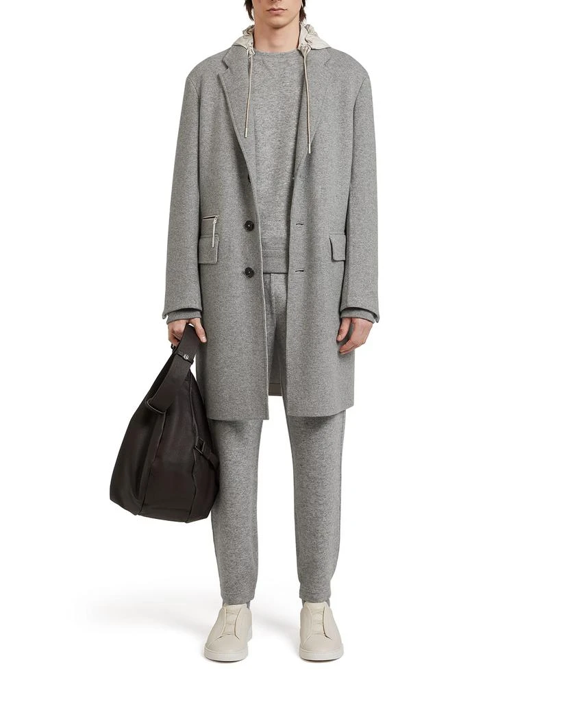 商品Zegna|Men's Heathered Wool-Blend Sweatpants,价格¥3078,第5张图片详细描述