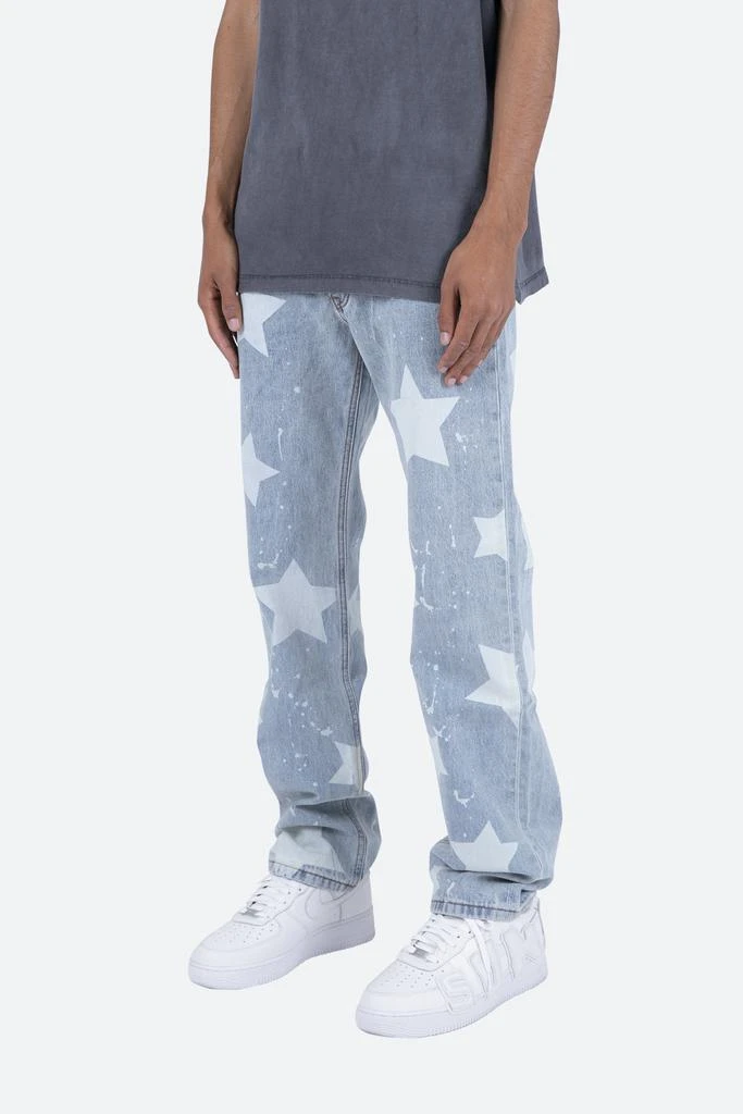 商品MNML|V120 Star Baggy Denim - Blue/White,价格¥513,第3张图片详细描述