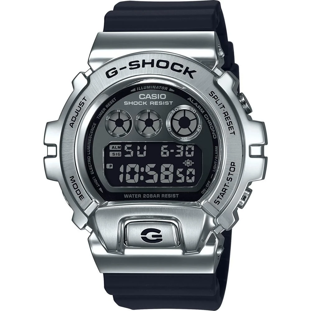 商品G-Shock|Men's Digital Black Resin Strap Watch 50mm腕表,价格¥813,第1张图片