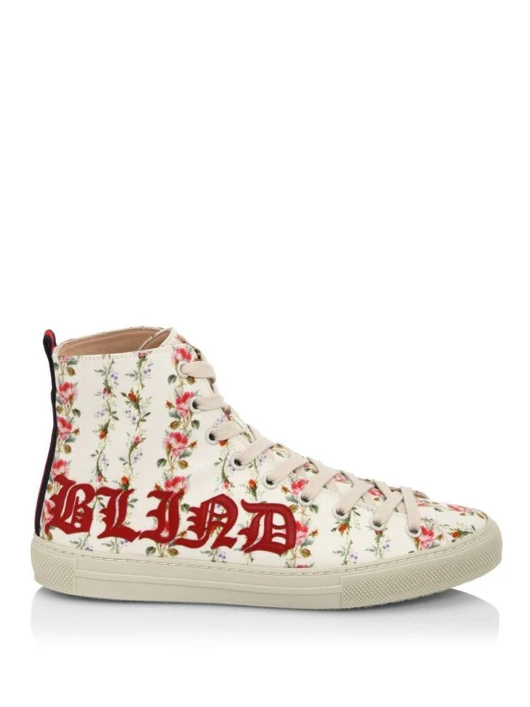 商品Gucci|Major Romantic-Print High-Top Sneakers,价格¥5959,第5张图片详细描述