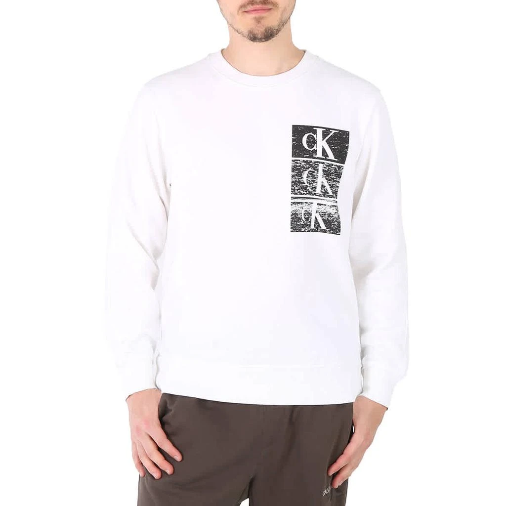 商品Calvin Klein|Men's White Noise Multi Graphic Sweatshirt,价格¥330,第1张图片