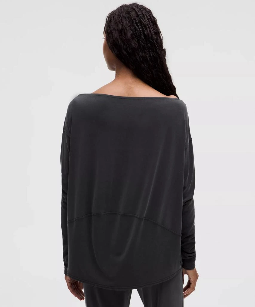 商品Lululemon|Drapey Softstreme Off-The-Shoulder Long-Sleeve Shirt,价格¥413,第3张图片详细描述