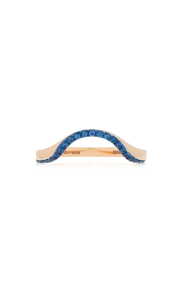 商品Marie Mas|Marie Mas - 18K Rose Gold Sapphire Ring - Blue - US 5.5 - Moda Operandi - Gifts For Her,价格¥15274,第1张图片